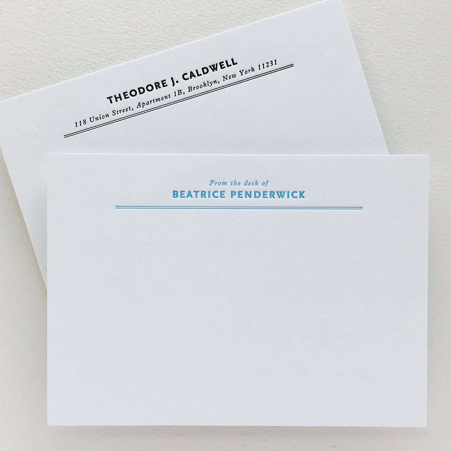 Vintage Office Custom Note Cards