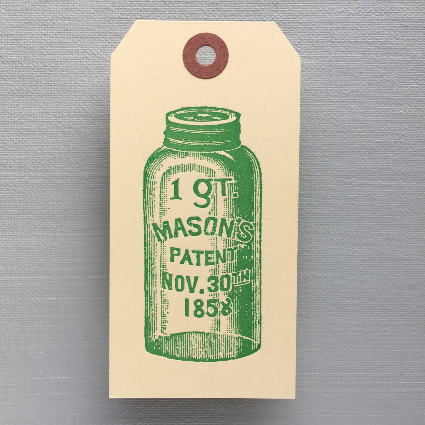 Mason Jar Tag