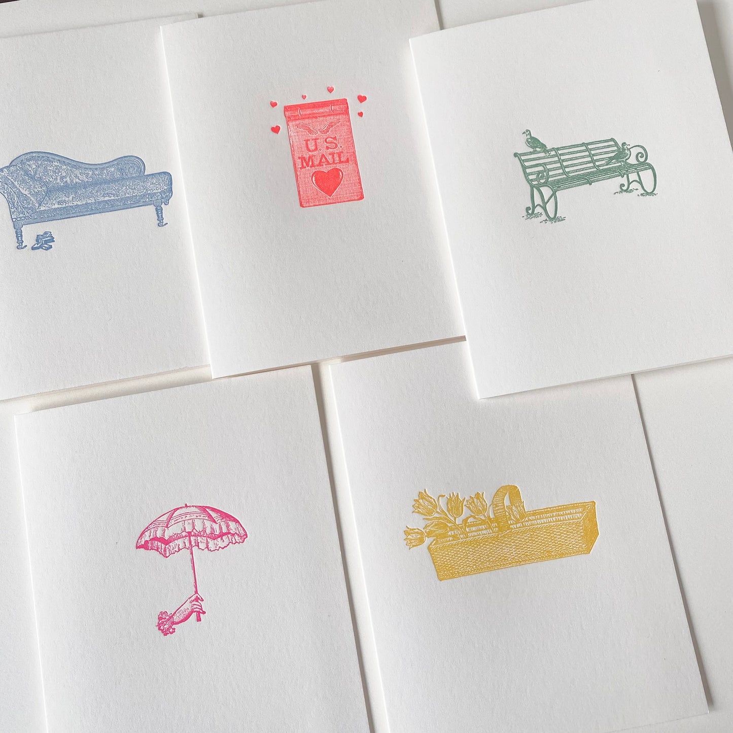 Winter & Spring Scenes Card Set