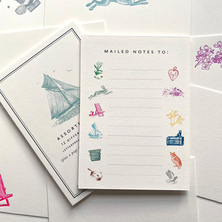 2025 Calendar + Year of Notes set Sesame Letterpress Shop