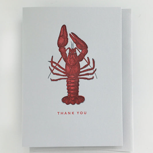 Lobster Thank You Card