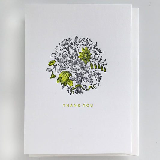 Yellow Bouquet Card