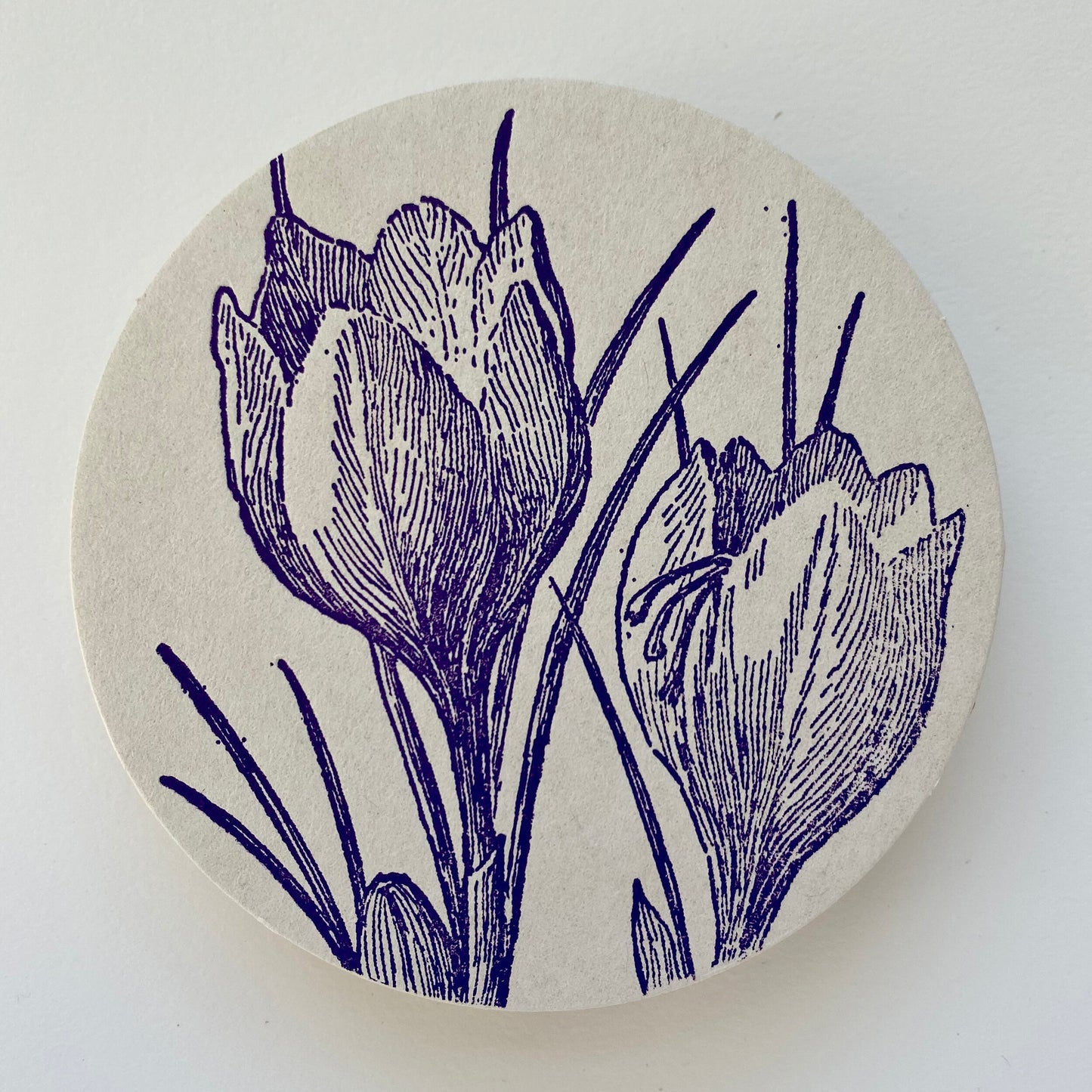 Crocus Coasters