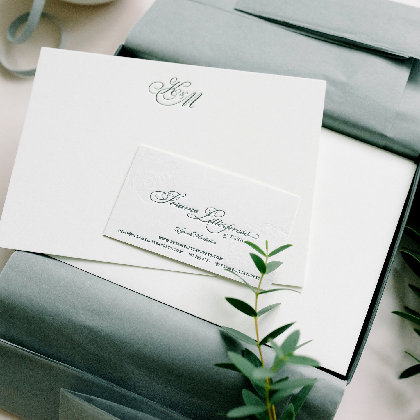 A Custom Stationery Gift Card