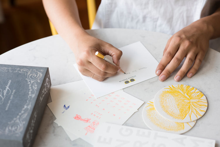 Custom Stationery – Sesame Letterpress Shop