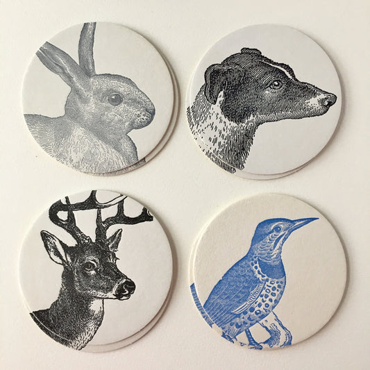 English Countryside Animal Coasters