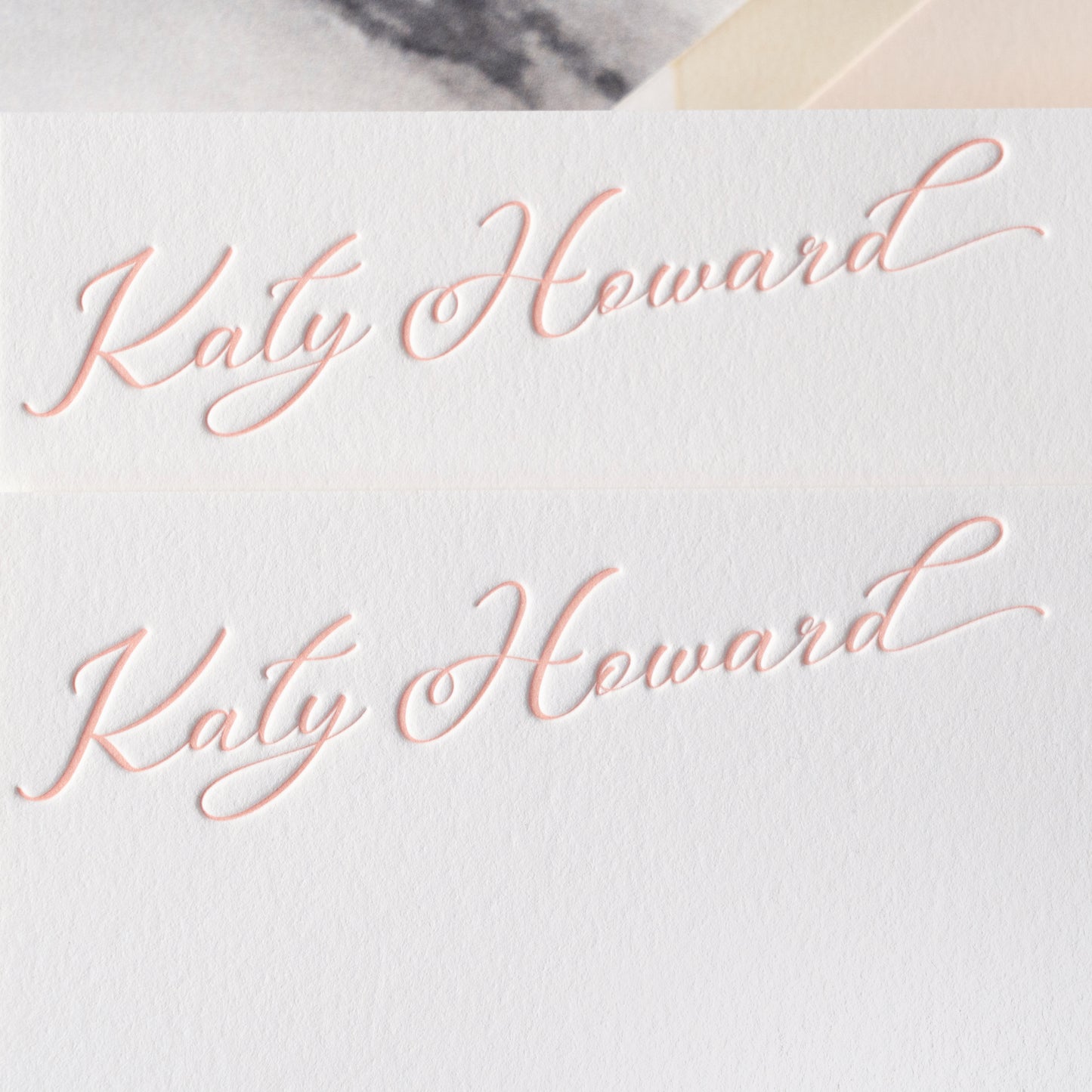 Modern Script Note Cards