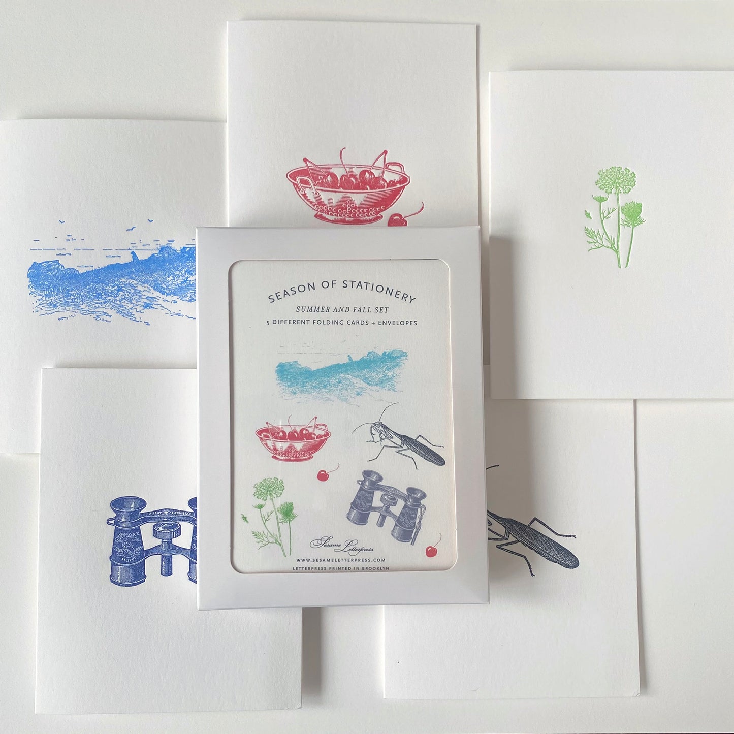 Summer & Fall Scenes Card Set