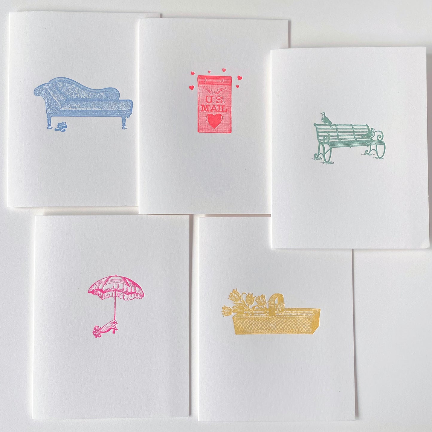 Winter & Spring Scenes Card Set