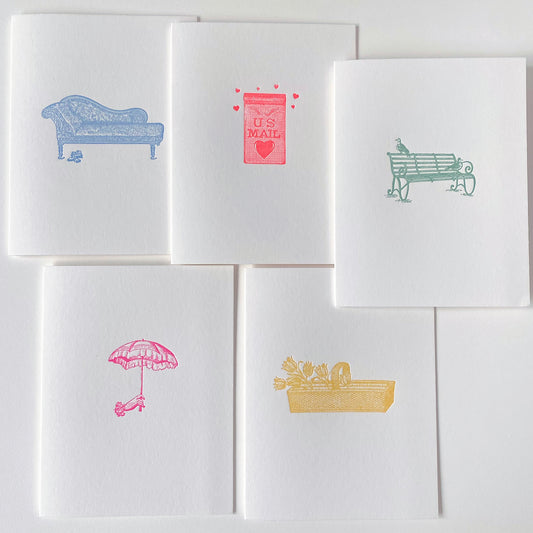 Winter & Spring Scenes Card Set