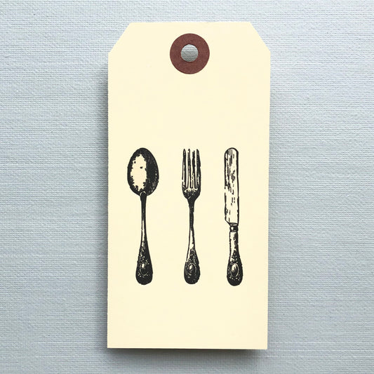 Silverware Gift Tag