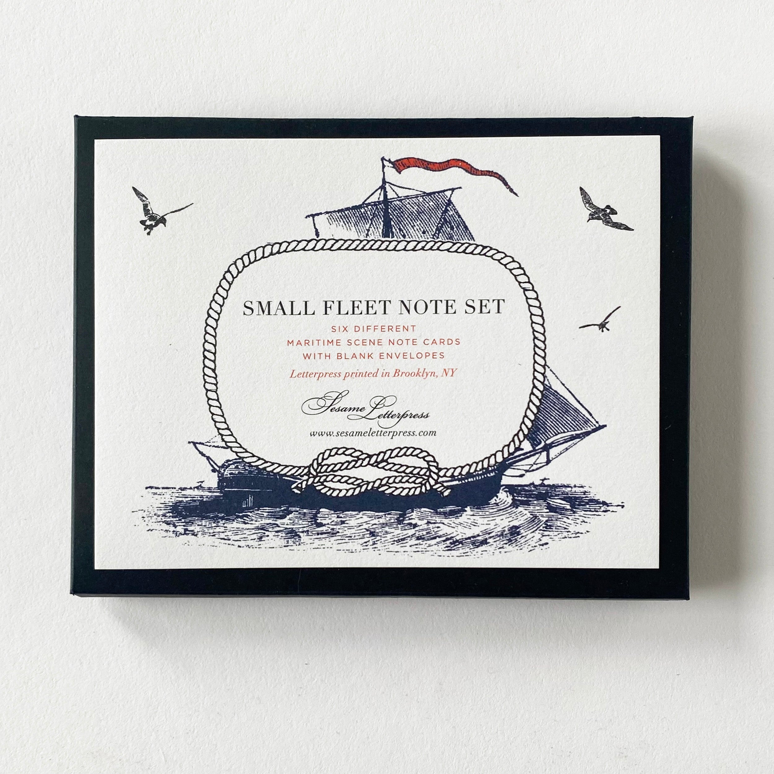 Small Fleet Note Set – Sesame Letterpress Shop
