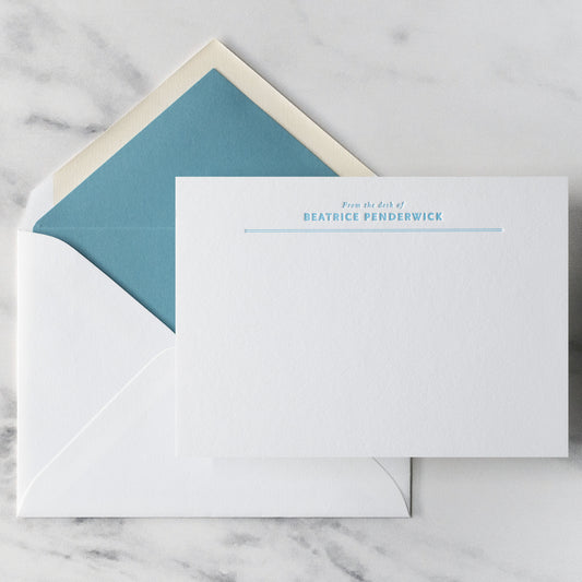 Vintage Office Custom Note Cards