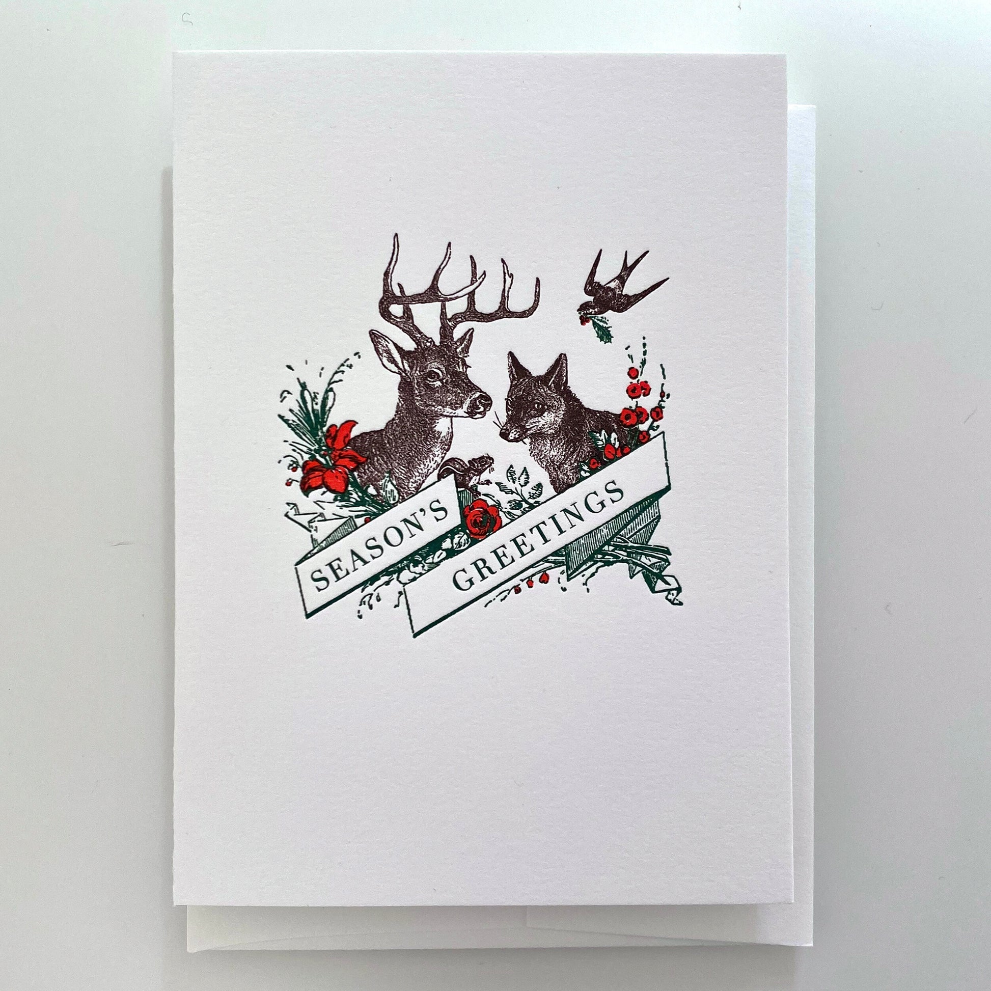 Wildlife Holiday Card