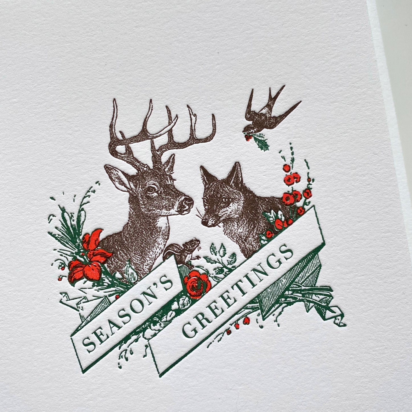 Wildlife Holiday Card