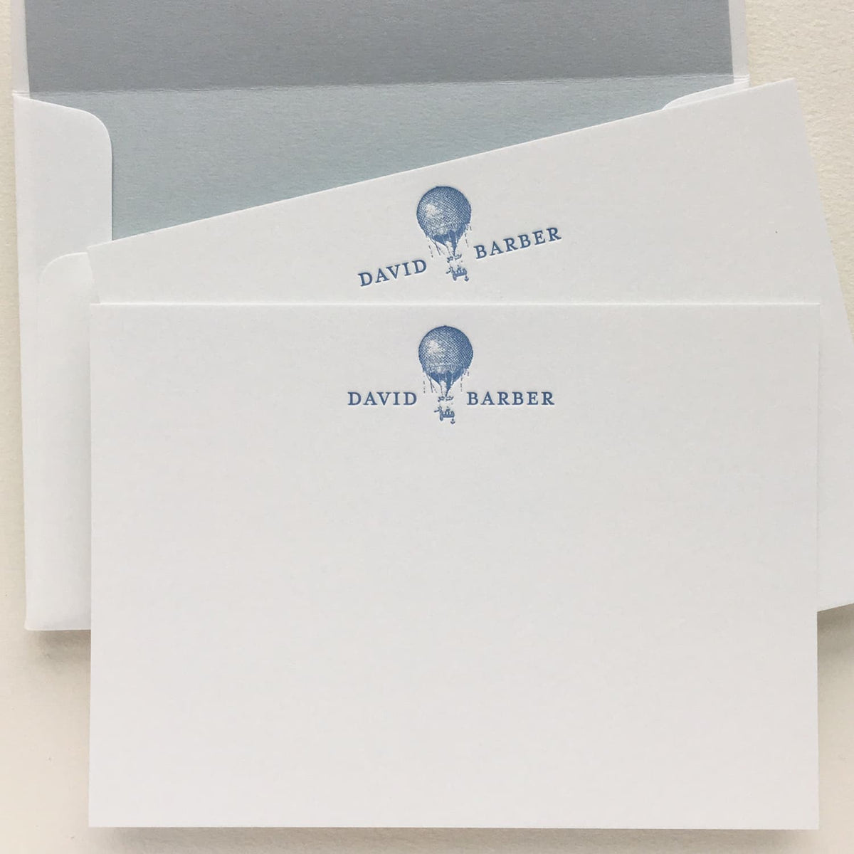 Traditional Note Design Illustrated Traditional Custom Note Cards – Sesame Letterpress Shop